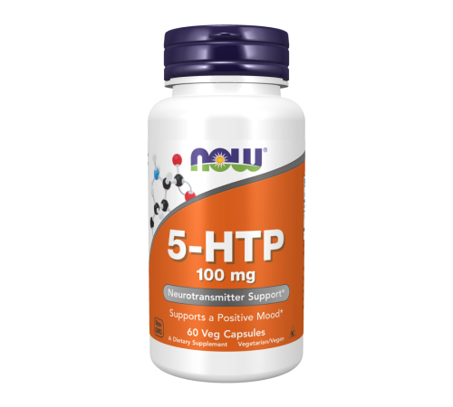 5-Гидрокситриптофан, 5-HTP 100 mg, Now Foods, 60 капсул
