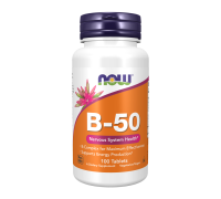 Витамины группы B, B-50, Now Foods, 100 таблеток