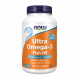 Ультра омега-3, Ultra Omega-3, Now Foods, 180 желатиновых капсул