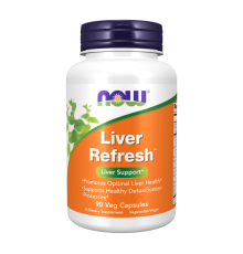 Добавка для очищения печени, Liver Refresh, Now Foods, 90 капсул
