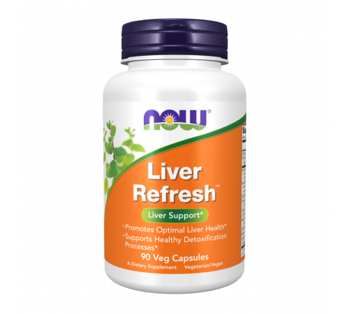 Добавка для очищения печени, Liver Refresh, Now Foods, 90 капсул