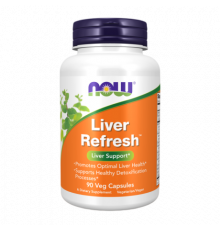 Добавка для очищения печени, Liver Refresh, Now Foods, 90 капсул
