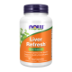 Добавка для очищения печени, Liver Refresh, Now Foods, 90 капсул