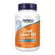 Жир печени трески, Cod Liver Oil 1000 mg, Now Foods, 90 капсул
