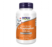 L-триптофан, Double Strength L-Tryptophan, Now Foods, 60 таблеток