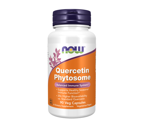Фитосом кверцетина, Quercetin Phytosome, Now Foods, 120 вегетарианских капсул