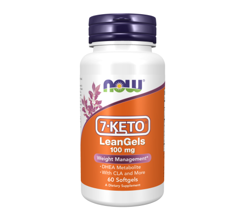7-Кето ДГЭА, 7-Keto LeanGels 100 mg, Now Foods, 60 желатиновых капсул