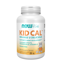 Кальций для детей, Kid Cal, Now Foods, 100 жевательных таблеток