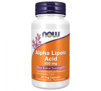 Альфа-Липоевая Кислота, Alpha Lipoic Acid, Now Foods, 60 вегетарианских капсул
