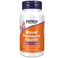 Добавка для здоровья сердца, Blood Pressure Health, Now Foods, 90 вегетарианских капсул