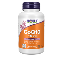 Коэнзим 100мг, CoQ10 100 мг, Now Foods, 90 мягких капсул