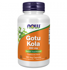 Готу кола 450 мг, Gotu Kola Now Foods, 100 вегетарианских капсул