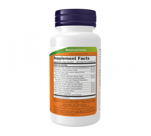 Поддержка при менопаузе, Menopause Support, Now Foods, 90 вегетарианских капсул