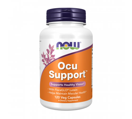 Добавка для здоровья глаз, Ocu Support, Now Foods, 120 вегетерианских капсул