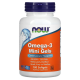 Омега-3 жирные кислоты, NOW Omega-3 Mini Gels, 180 капсул