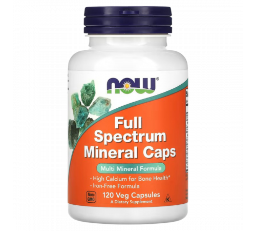 Минеральный комплекс NOW Foods Full Spectrum Mineral Caps, 120 вегетарианских капсул