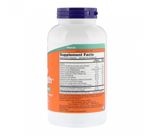 Комплекс для поддержки здоровья костей, NOW Foods Bone Strength, 120 капсул