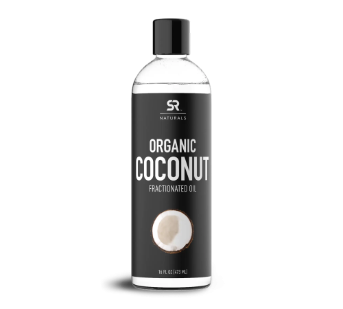 Фракционированное органическое кокосовое масло, Organic coconut oil, Sports Research, 473 мл