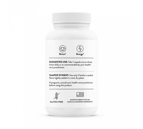 Кора Надпочечников, Adrenal Cortex, Thorne, 60 капсул