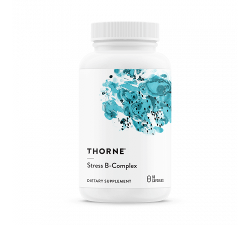 Комплекс витаминов B, Stress B-Complex, Thorne, 60 капсул