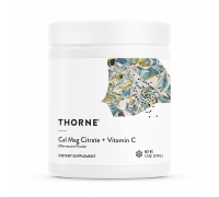 Цитрат кальция и магния, Cal-Mag Citrate + Vitamin C, Thorne, 214 г