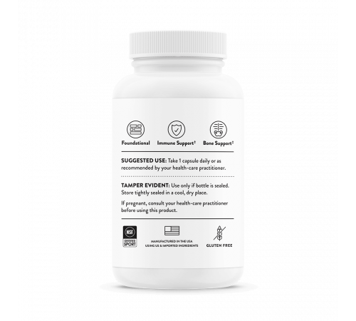 Витамин Д3 5000 МЕ, Vitamin D-5000 IU, Thorne Research, 60 капсул