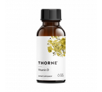 Витамин Д, Vitamin D, Thorne, 30 мл