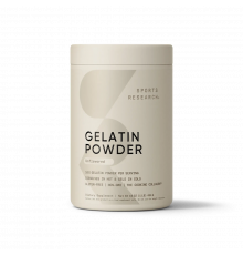 Коллаген Говяжий желатин, Gelatin Powder, Sports Research, 454 г (16 oz)