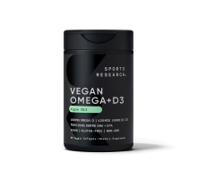Вегетарианский витамин Д3 5000 МЕ, Vegan D3 5000 IU, Sports Research, 60 капсул