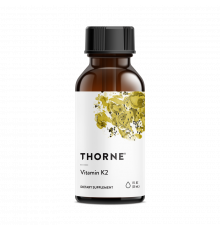 Витамин K2, Vitamin K2, Thorne, 30 мл