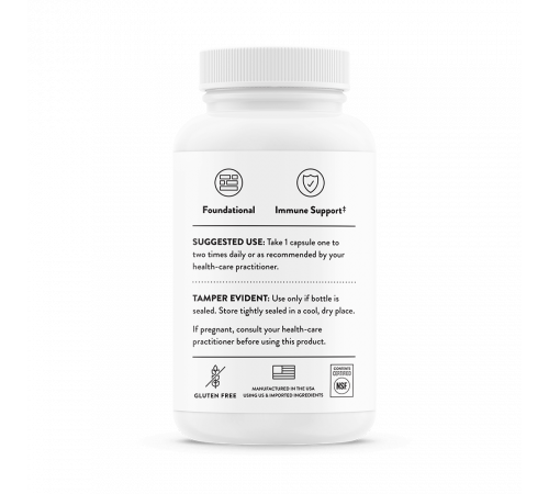 Бисглицинат цинка 15 мг, Zinc Bisglycinate 15 mg, Thorne Research, 60 капсул