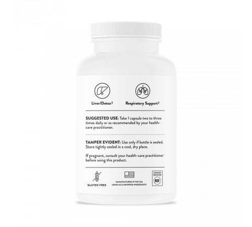 N-ацетилцистеин, NAC, Thorne Research, 90 капсул