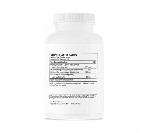 Комплекс для ЖКТ, GI Relief (GI-Encap), Thorne, 180 капсул