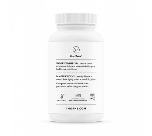 Силимарин, Артишок, Куркума, S.A.T. комплекс, Thorne Research, 60 капсул