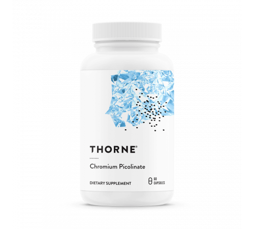 Пиколинат хрома 500 мкг, Chromium Picolinate 500 mcg, Thorne Research, 60 капсул