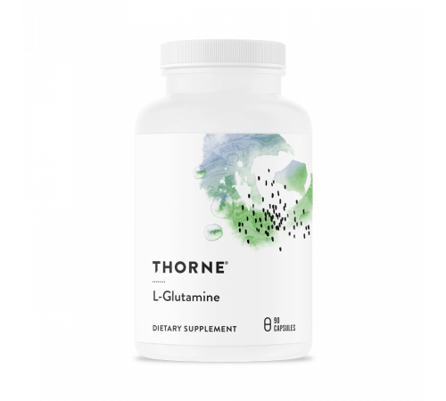 Аминокислота L-глутамин, L-Glutamine, Thorne Research, 90 капсул