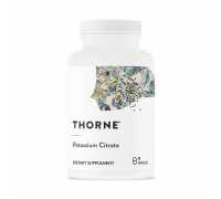 Цитрат калия, Potassium Citrate, Thorne, 90 капсул