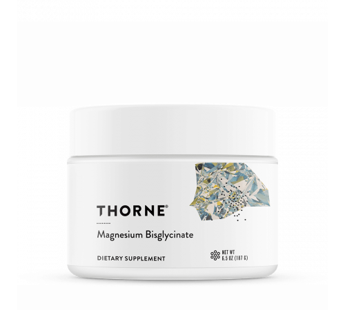 Бисглицинат магния, Magnesium Bisglycinate, Thorne, 187 г (6,5 унции)