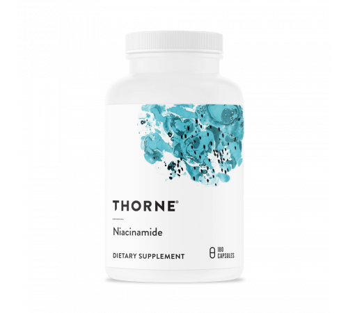 Витамин PP (B3) Ниацинамид, Niacinamide, Thorne Research, 180 капсул