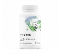 Аминокислота ацетил L-карнитин, Acetyl-L-Carnitine, Thorne, 60 капсул
