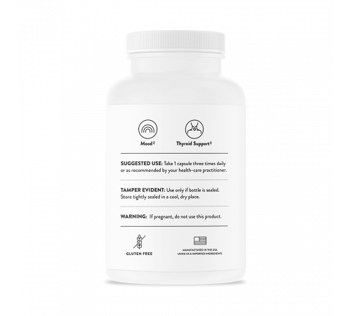 L-Тирозин, L-Tyrosine, Thorne Research, 90 капсул