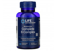 Комплекс витаминов В, Complete B-Complex, Life Extension, 60 капсул