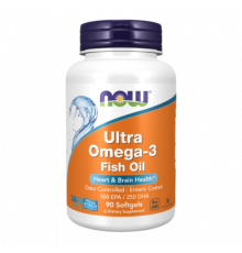 Ультра Омега-3, Ultra Omega-3, Now Foods, 90 капсул