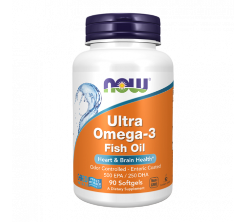 Ультра Омега-3, Ultra Omega-3, Now Foods, 90 капсул