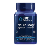 L-треонат магния, Neuro-mag Magnesium L-threonate, Life Extension, 90 вегетарианских капсул