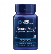 L-треонат магния, Neuro-mag Magnesium L-threonate, Life Extension, 90 вегетарианских капсул