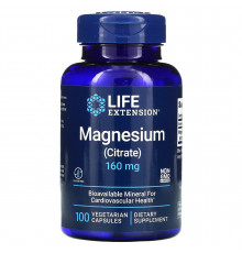 Цитрат Магния, Magnesium Citrate, Life Extension, 100 капсул