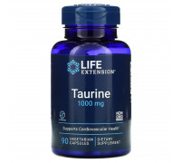 Таурин, Taurine, Life Extension, 90 капсул