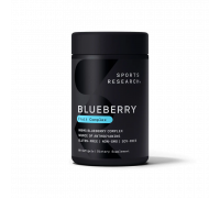 Концентрат черники, Blueberry Concentrate, Sports Research, 60 капсул