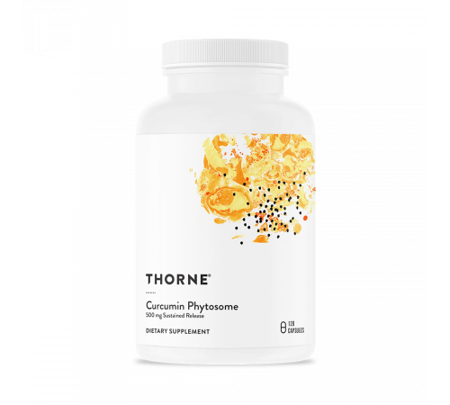 Комплекс с куркумином, Curcumin Phytosome (Meriva 500-SF), Thorne, 120 капсул